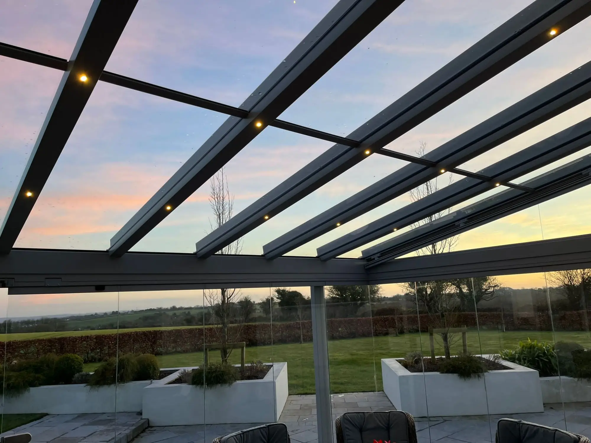 Watergrasshill glass house, Watergrasshill, Co. Cork: Solarlux Atrium Plus