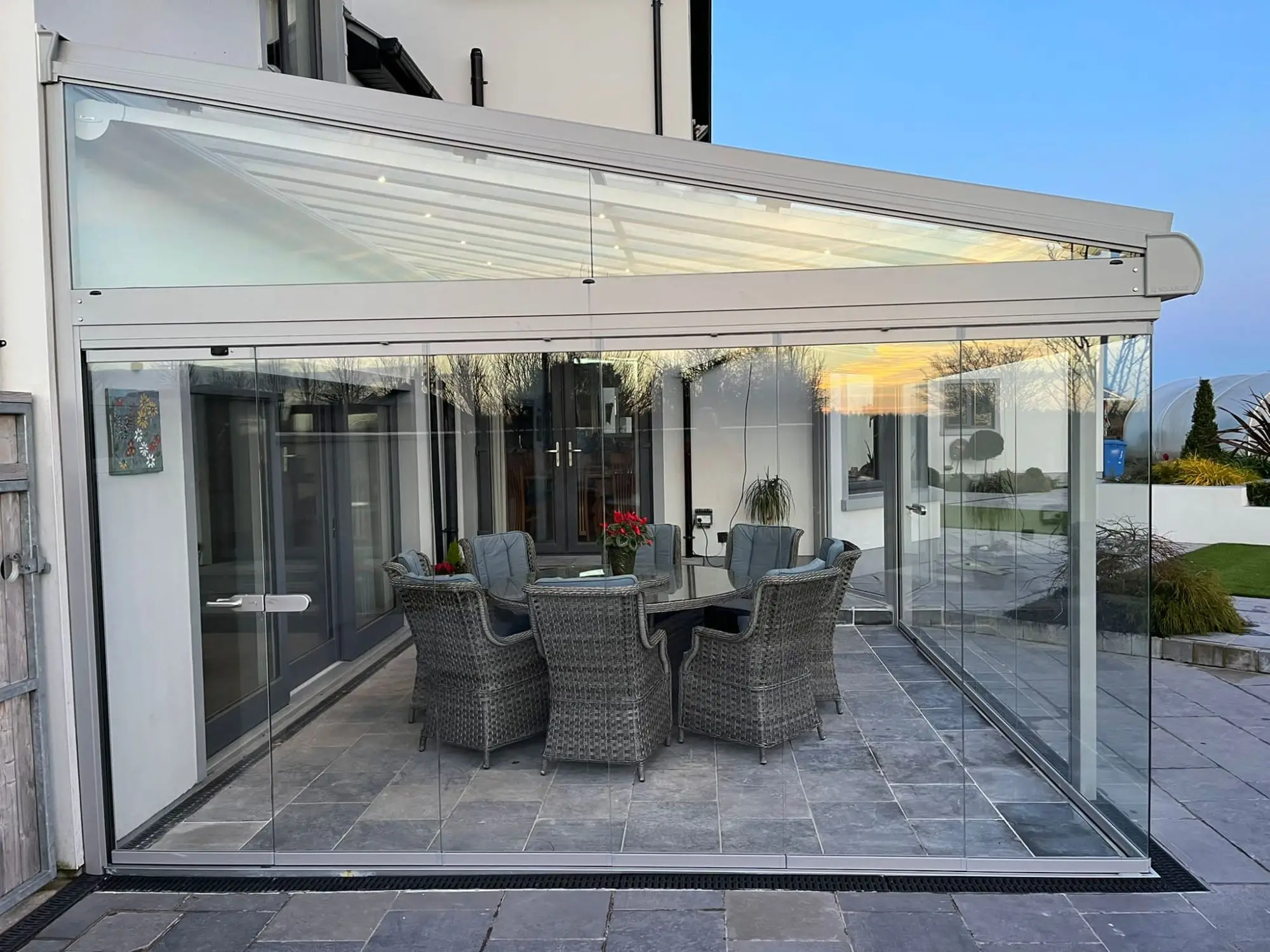 Watergrasshill glass house, Watergrasshill, Co. Cork: Solarlux Atrium Plus