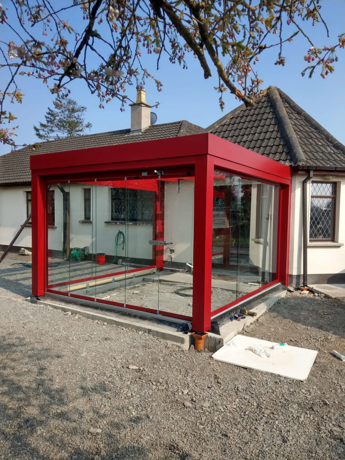 Maynooth bungalow, Maynooth, Co. Kildare: Solarlux SDL Acubis canopy
